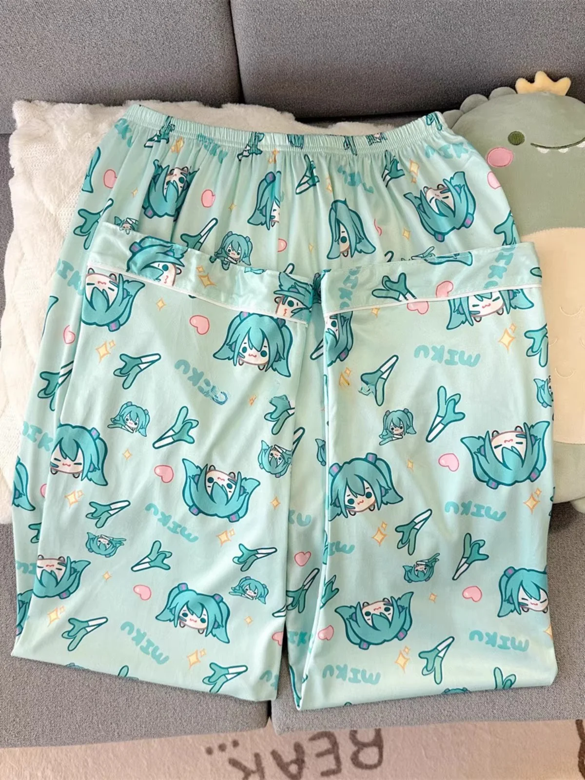 Fanmade Hatsune Miku Long Sleeve Pajama Set – Cozy Homewear Loungewear - Image 3