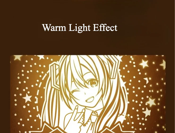 Fanmade Hatsune Miku Projection Night Light - Image 8