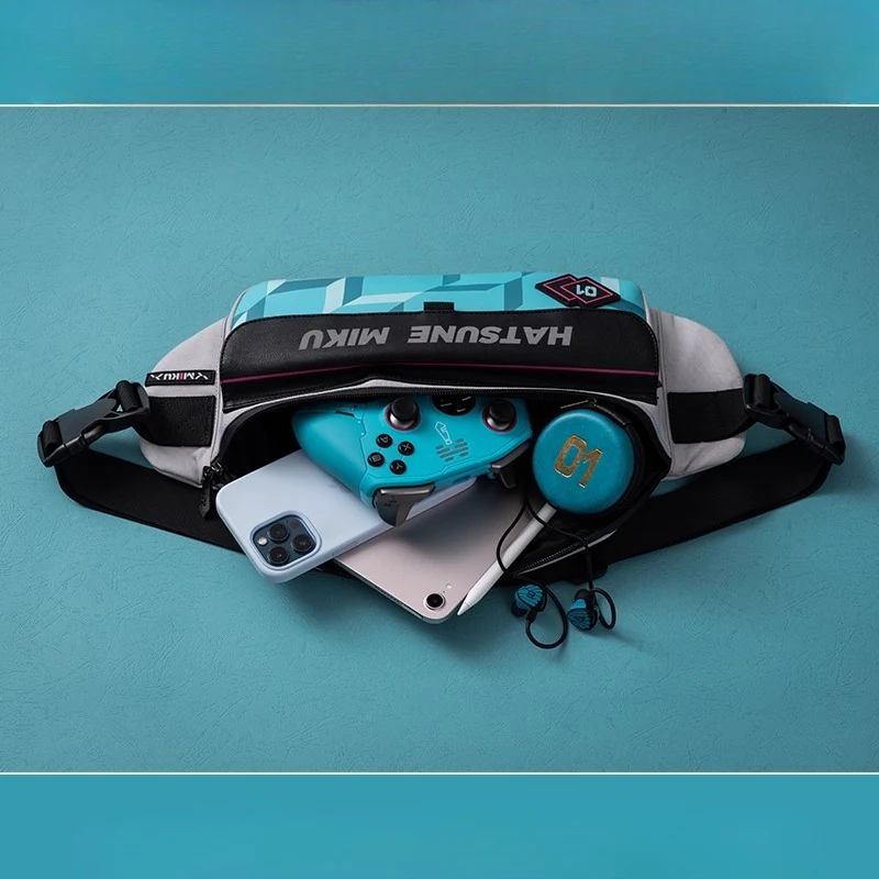 Hatsune Miku 3D Chest Sling Bag with Magnetic Buckle - Image 4