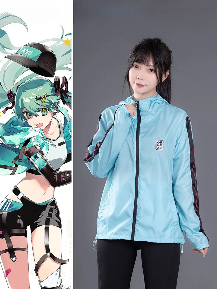 Official Licensed Hatsune Miku Lightweight Outdoor Sun Protection Jacket - Image 5