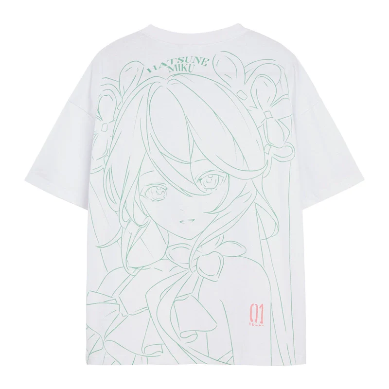 Official Licensed Hatsune Miku Oversized Short Sleeve T-Shirt – Crew Neck - Image 4