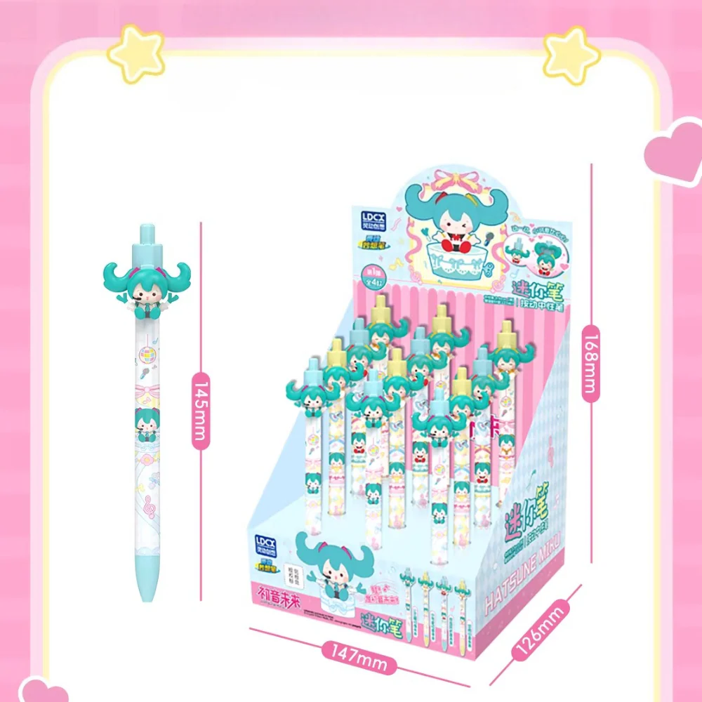 Official Hatsune Miku Black Retractable Gel Pen, 0.05mm - Image 9