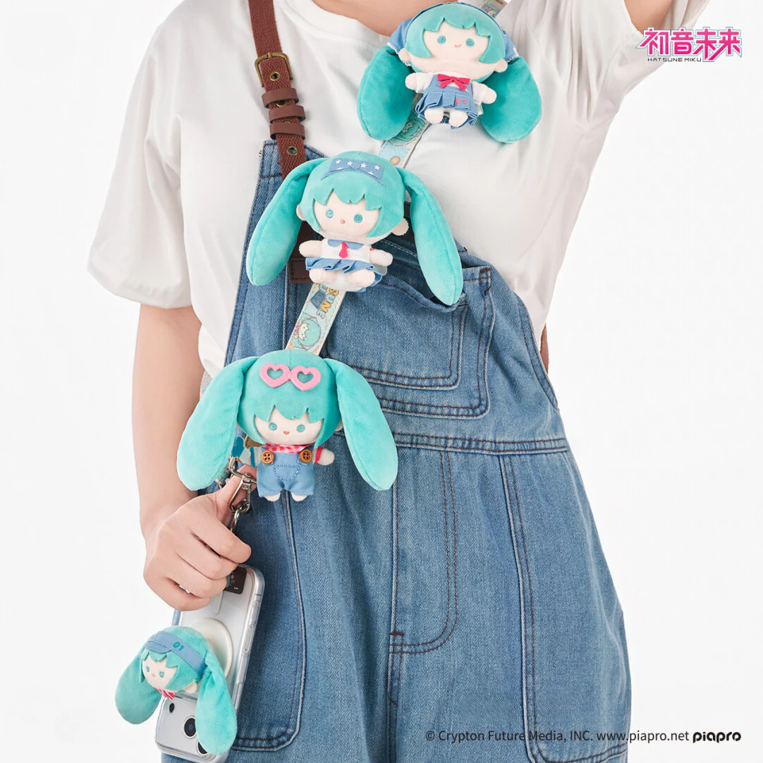 Official Hatsune Miku Denim Tribe Snap Plush Blind Box - Image 5