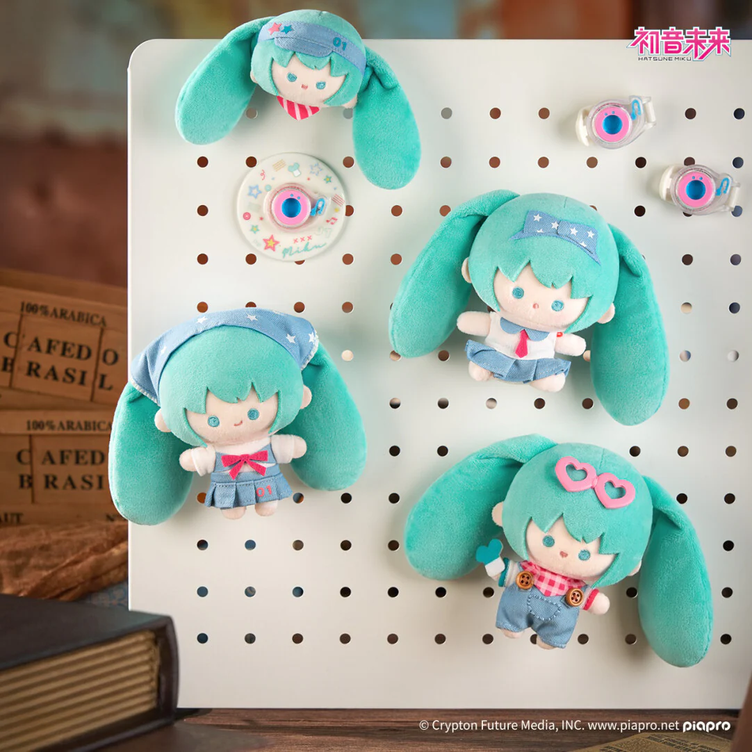 Official Hatsune Miku Denim Tribe Snap Plush Blind Box - Image 9