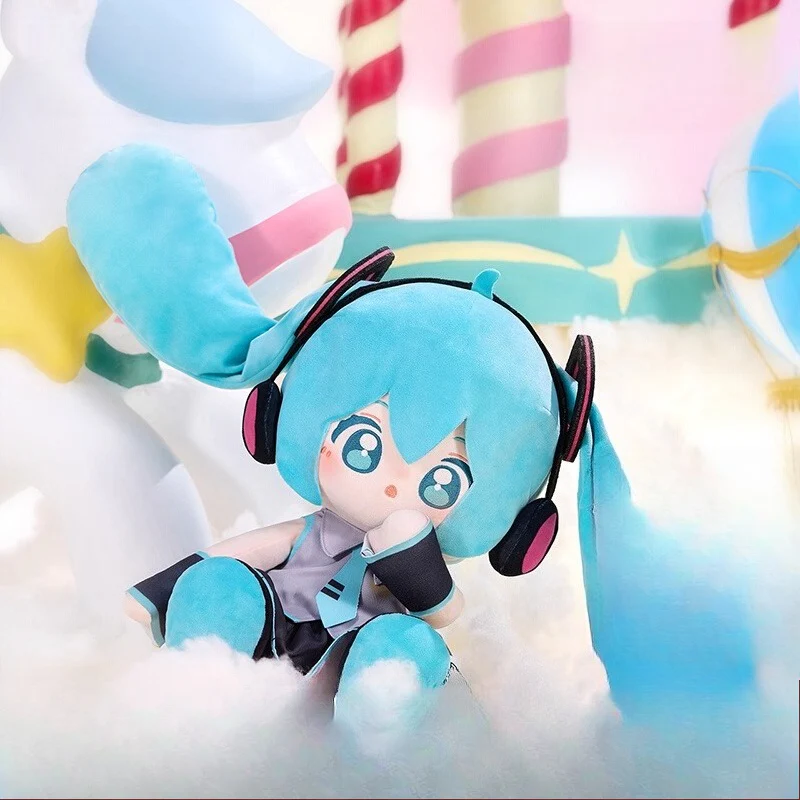 Official Licensed Hatsune Miku Sitting – 35cm Large Plush Toy - Image 2