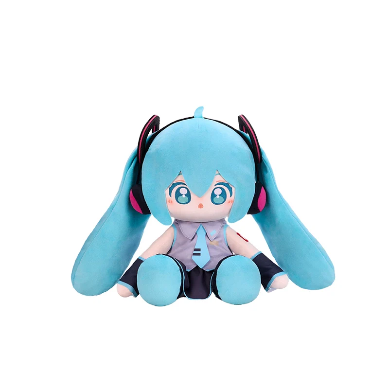 Official Licensed Hatsune Miku Sitting – 35cm Large Plush Toy - Image 5
