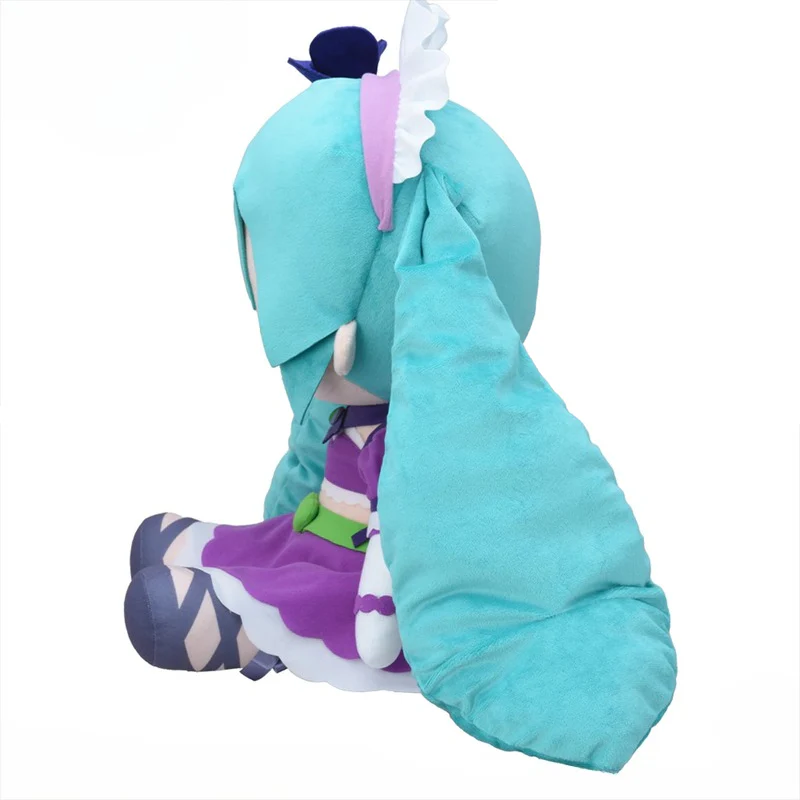 Official Hatsune Miku × LOVE AND BERRY Sparkly Purple fufu LL Plush - Image 2