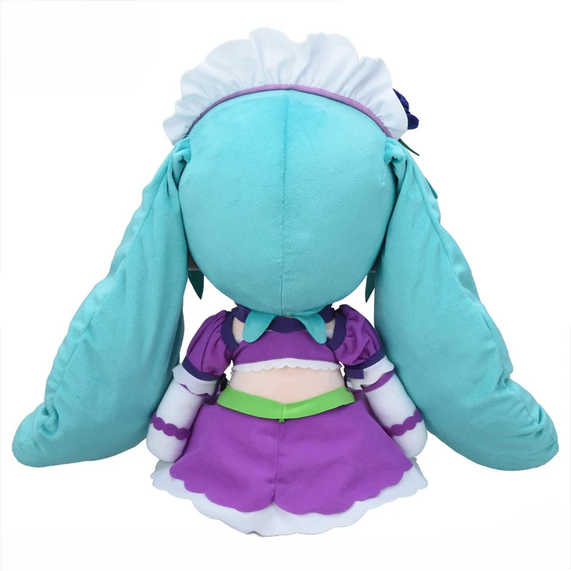 Official Hatsune Miku × LOVE AND BERRY Sparkly Purple fufu LL Plush - Image 4