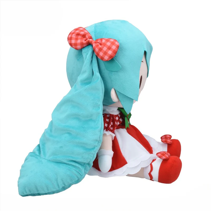 Official Hatsune Miku × LOVE AND BERRY Strawberry fufu LL Plush - Image 2
