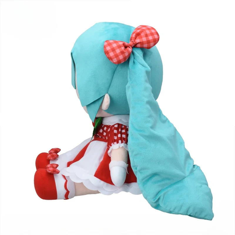 Official Hatsune Miku × LOVE AND BERRY Strawberry fufu LL Plush - Image 3