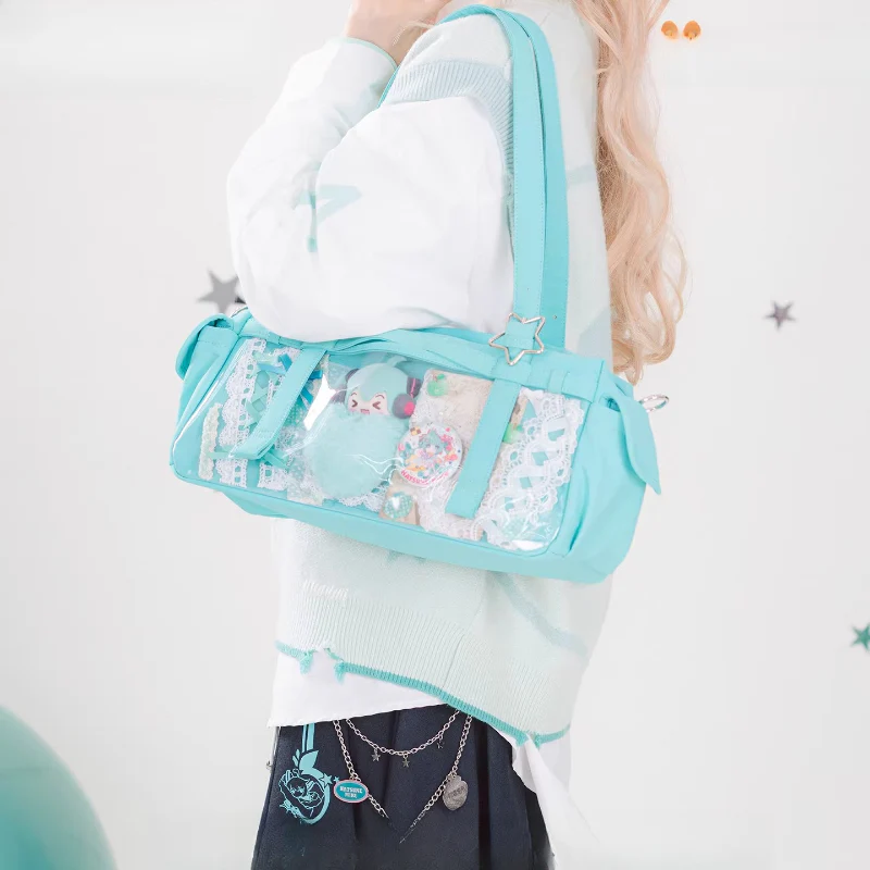 Official Hatsune Miku Millennium Candy Large Versatile Tote Bag – Shoulder, Crossbody & Travel Ita Bag - Image 2
