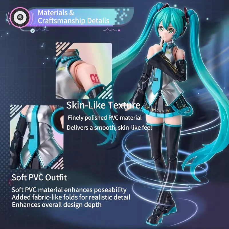 Official Hatsune Miku “Miracle Ver.” (Standard Outfit) Pre-Assembled Figure - Image 3