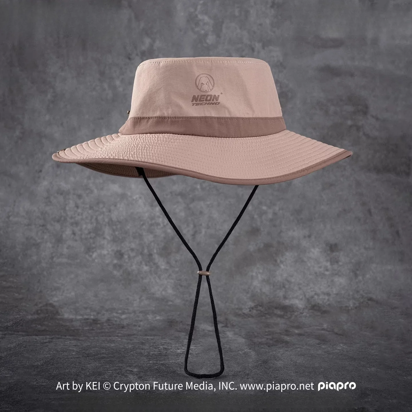 Official Hatsune Miku Neon EDM Bucket Hat, Sun Protection Outdoor Hiking Hat - Image 2