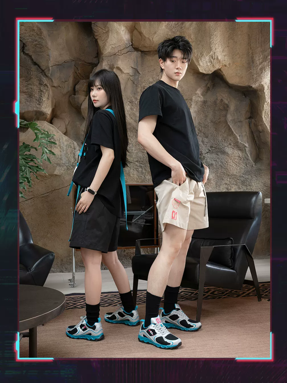 Official Hatsune Miku Neon EDM Retro Breathable Mesh Sneakers, Casual Running Shoes - Image 9