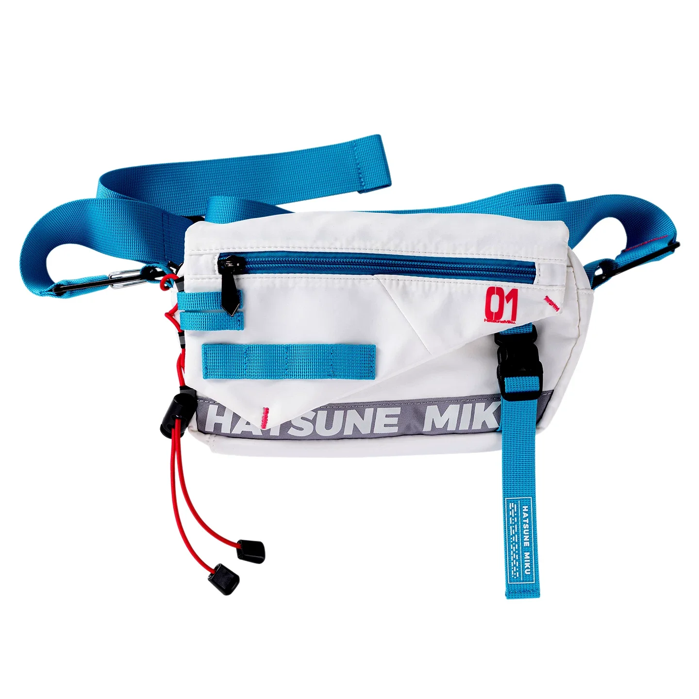 Official Hatsune Miku Neon EDM Sling Bag, Crossbody Chest Bag & Waist Pack - Image 10