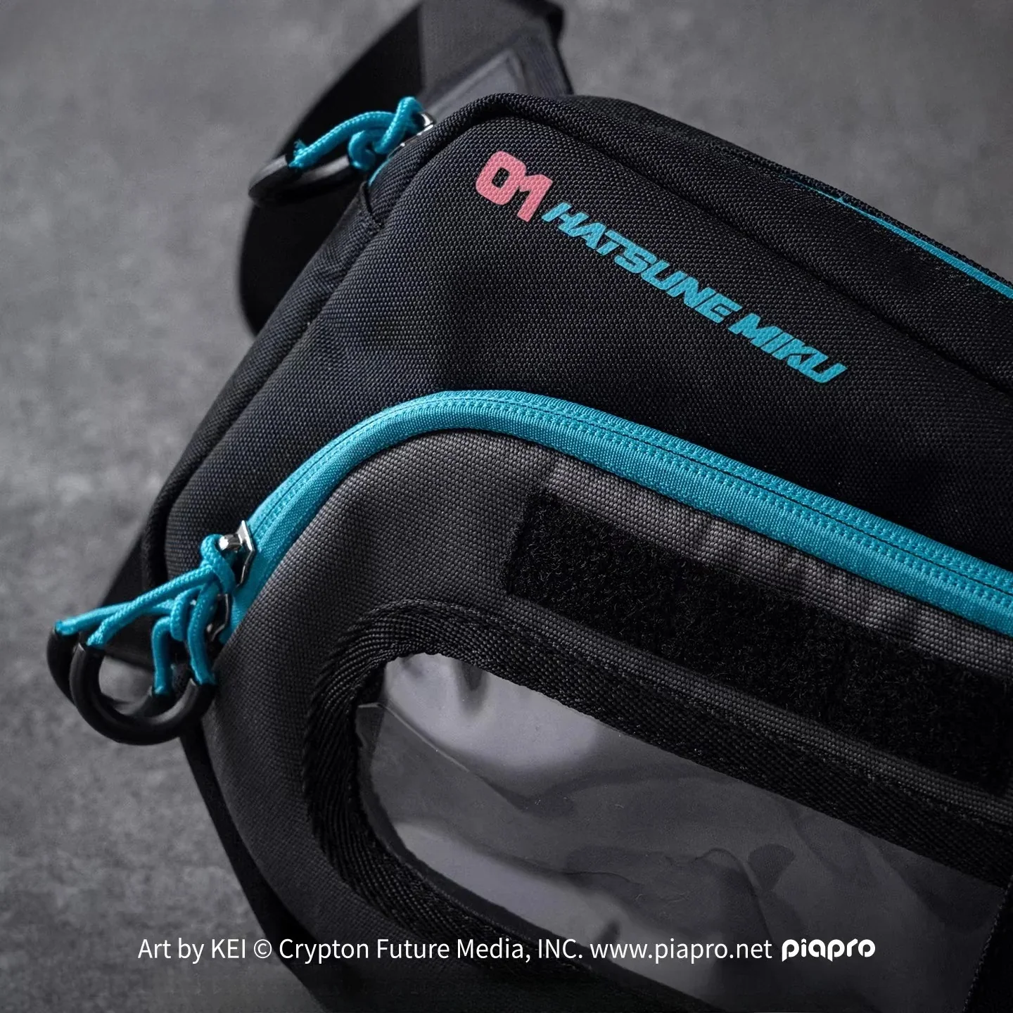 Official Hatsune Miku Neon EDM Sling Bag, Lightweight Crossbody Waist Pack for Outdoor, Casual & Commuting Use - Image 4