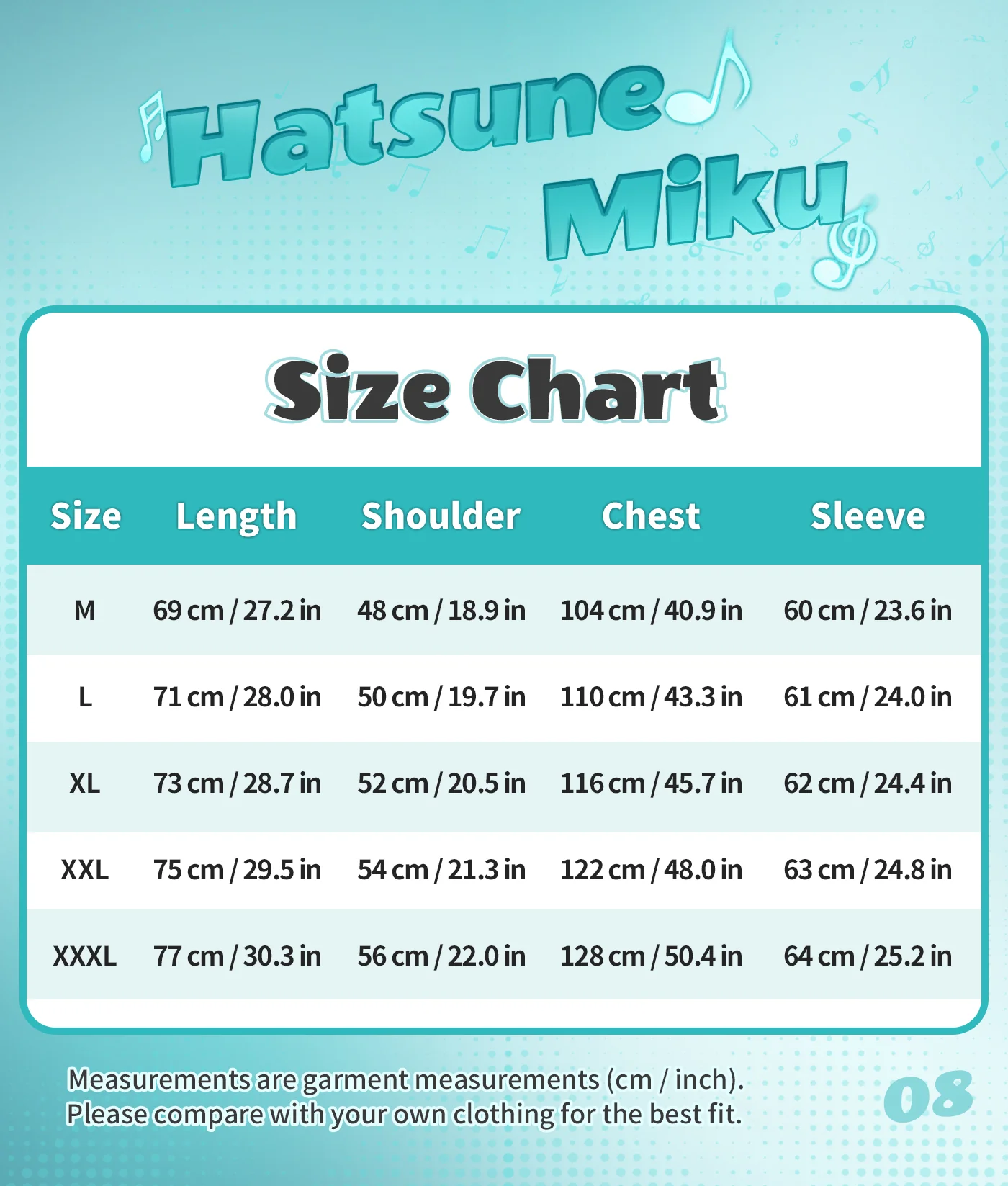 Official Hatsune Miku Neon Electronic Music Series Long Sleeve Base Layer Top – Oversized Unisex Fit - Image 5