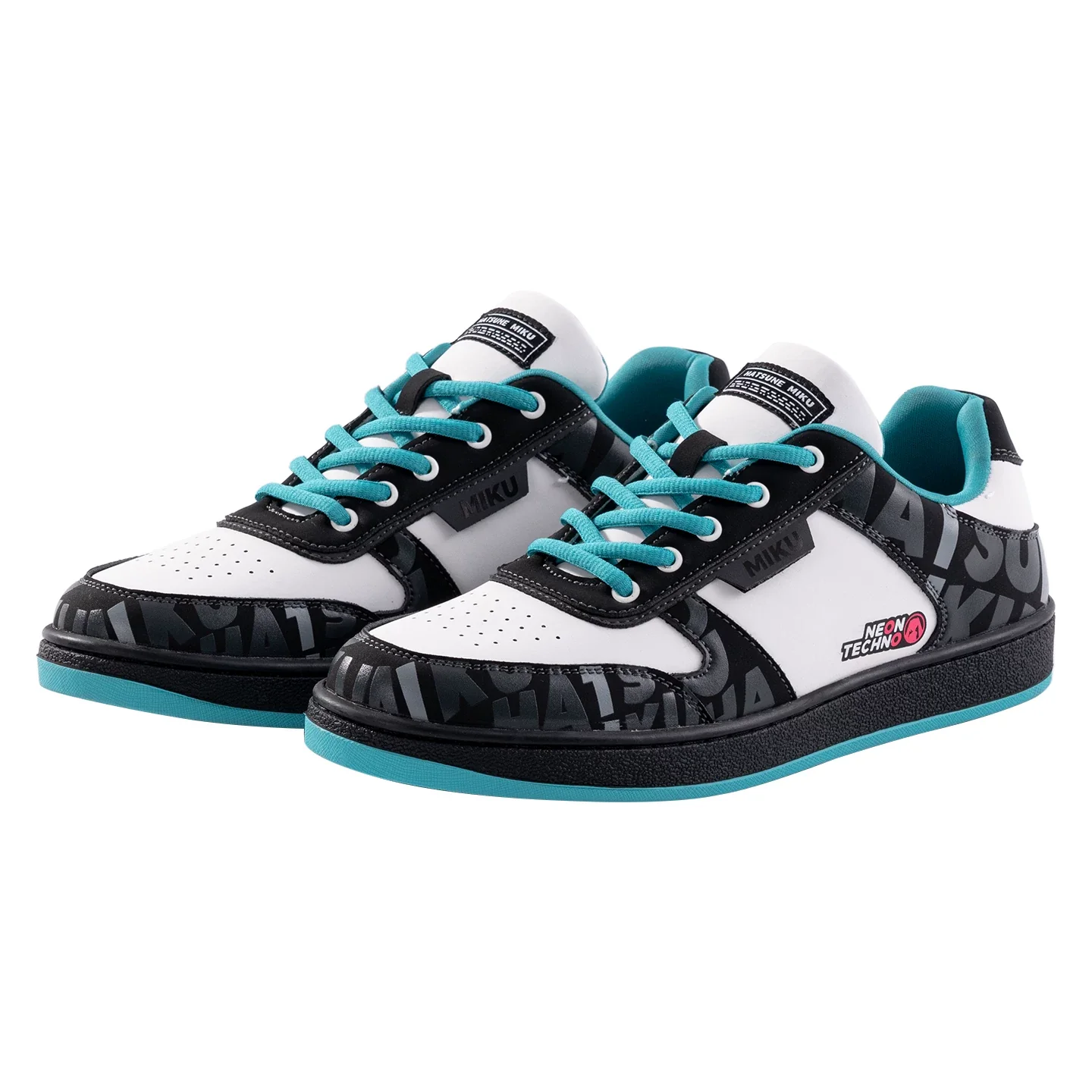 Official Hatsune Miku Neon Electronic Techwear Casual Skate Shoes for Men and Women - Image 5