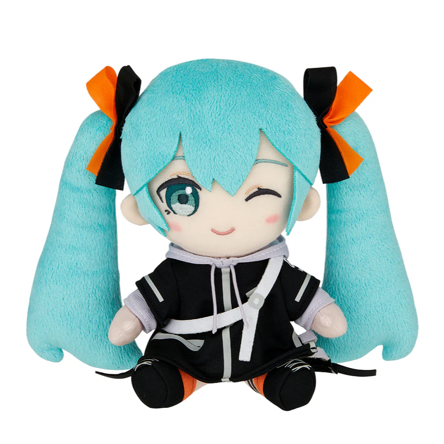 Official Hatsune Miku Punk Style Plush Doll 18cm – Fashion Anime Character Soft Toy - Image 4