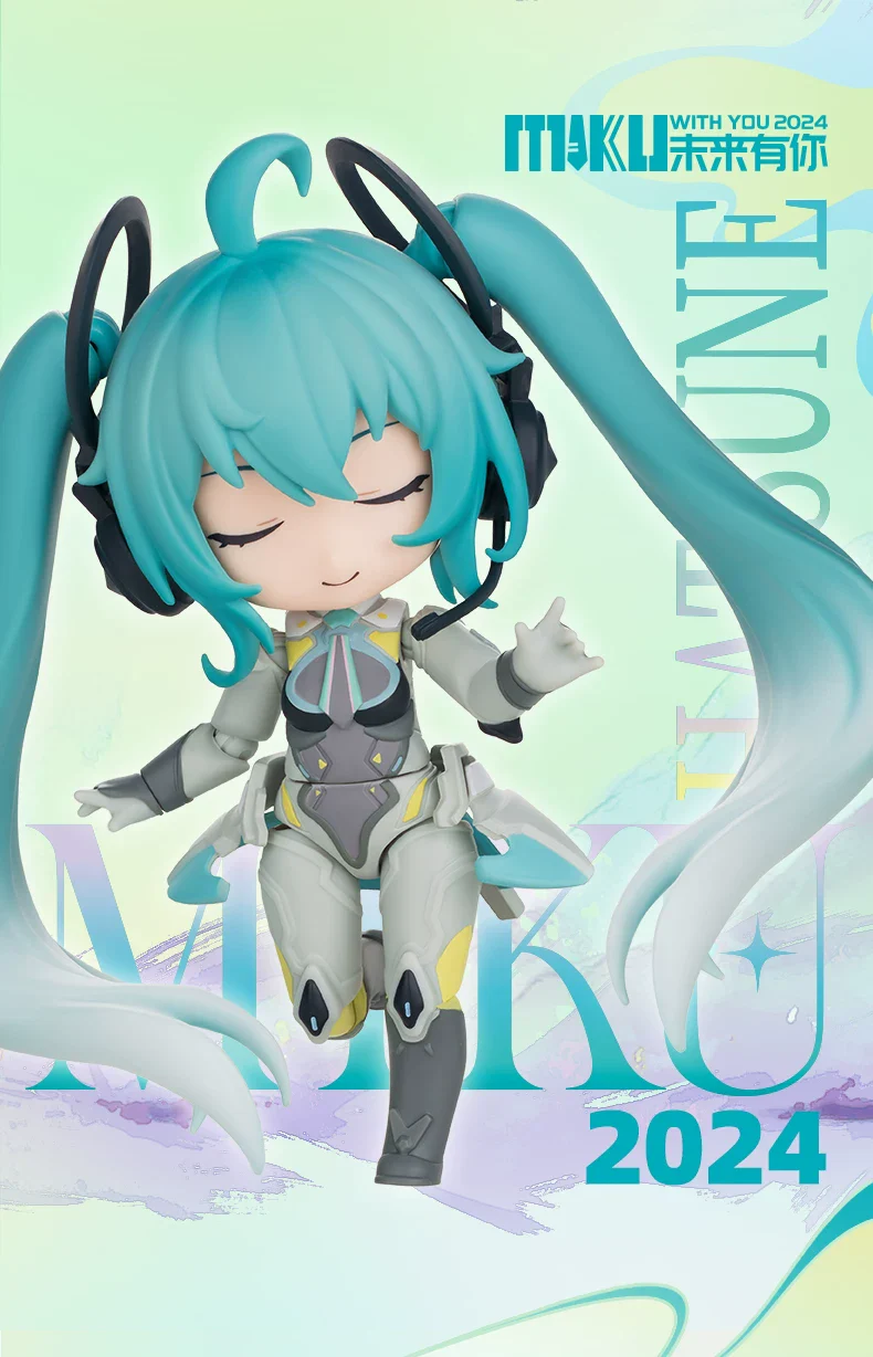 Official Hatsune Miku “Qi Yu Ji Q” – “Mirai With You” Collectible Figure (Buildable, Poseable, Multi-Jointed Articulation) - Image 11