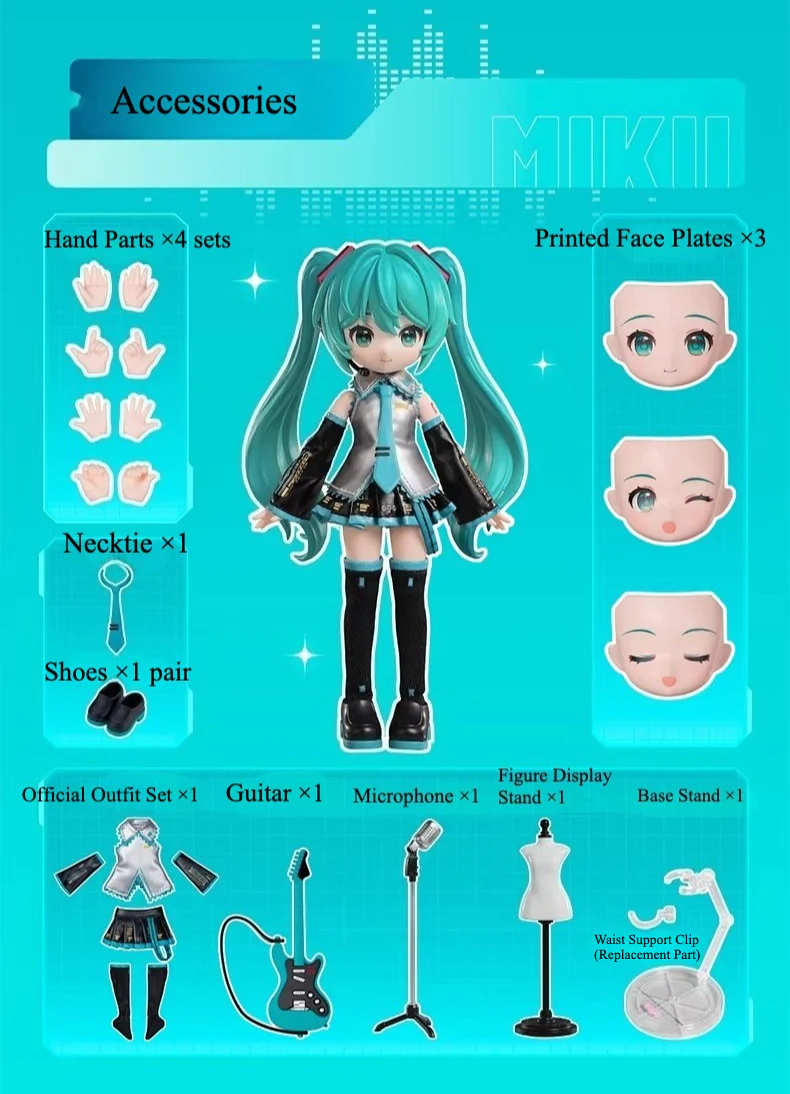 Official Hatsune Miku “Qi Yu” Ver. (Standard Outfit) Buildable Figure - Image 4