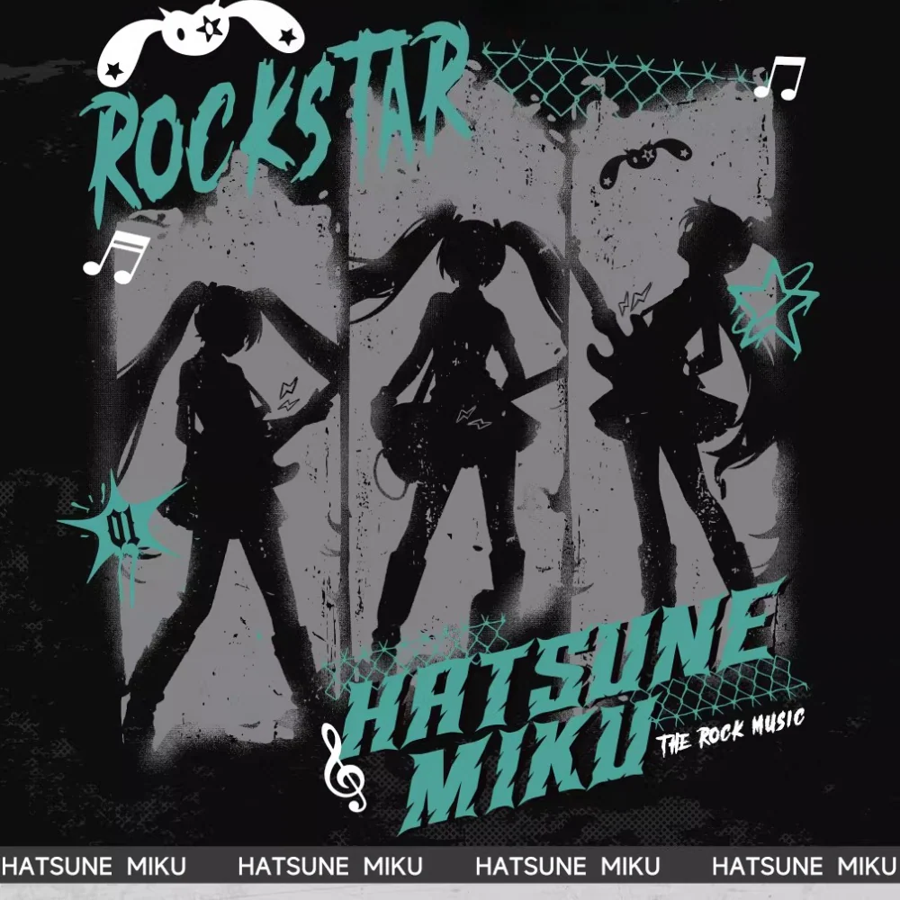 [Pre-Order, Ships Within 30 Days] Official Hatsune Miku Rock Future Denim Mini Skirt for Women, Casual A-Line Skirt - Image 5