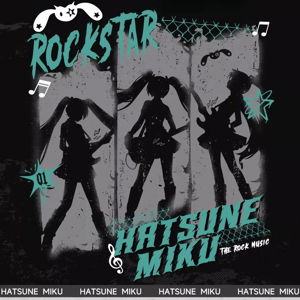 [Pre-Order, Ships Within 60 Days]Official Hatsune Miku Rock Future Embroidered Distressed Baseball Cap, Unisex Sun Visor Hat - Image 6