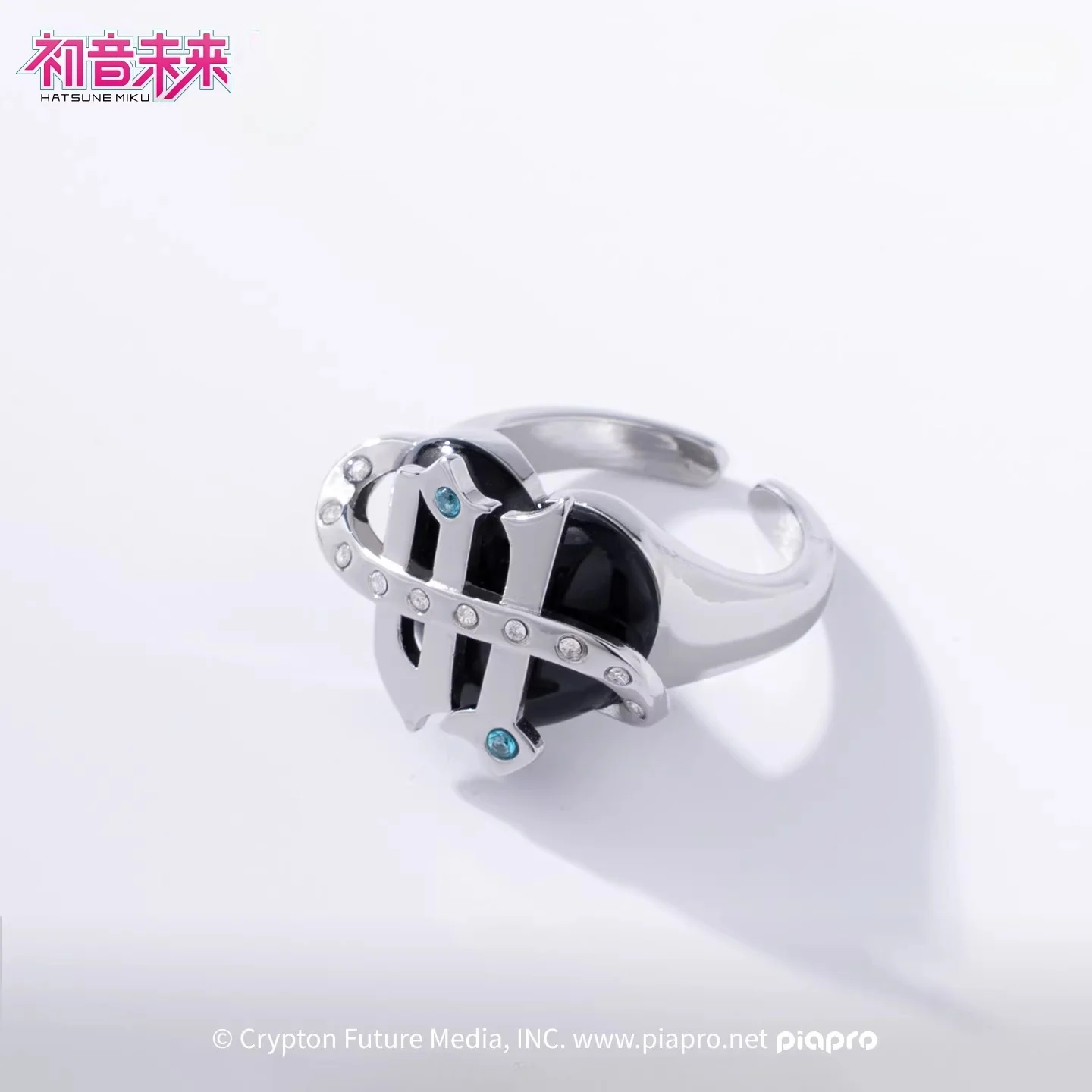 Official Hatsune Miku Rock Future Punk Ring for Men and Women, Hip-Hop Statement Accessory - Image 3