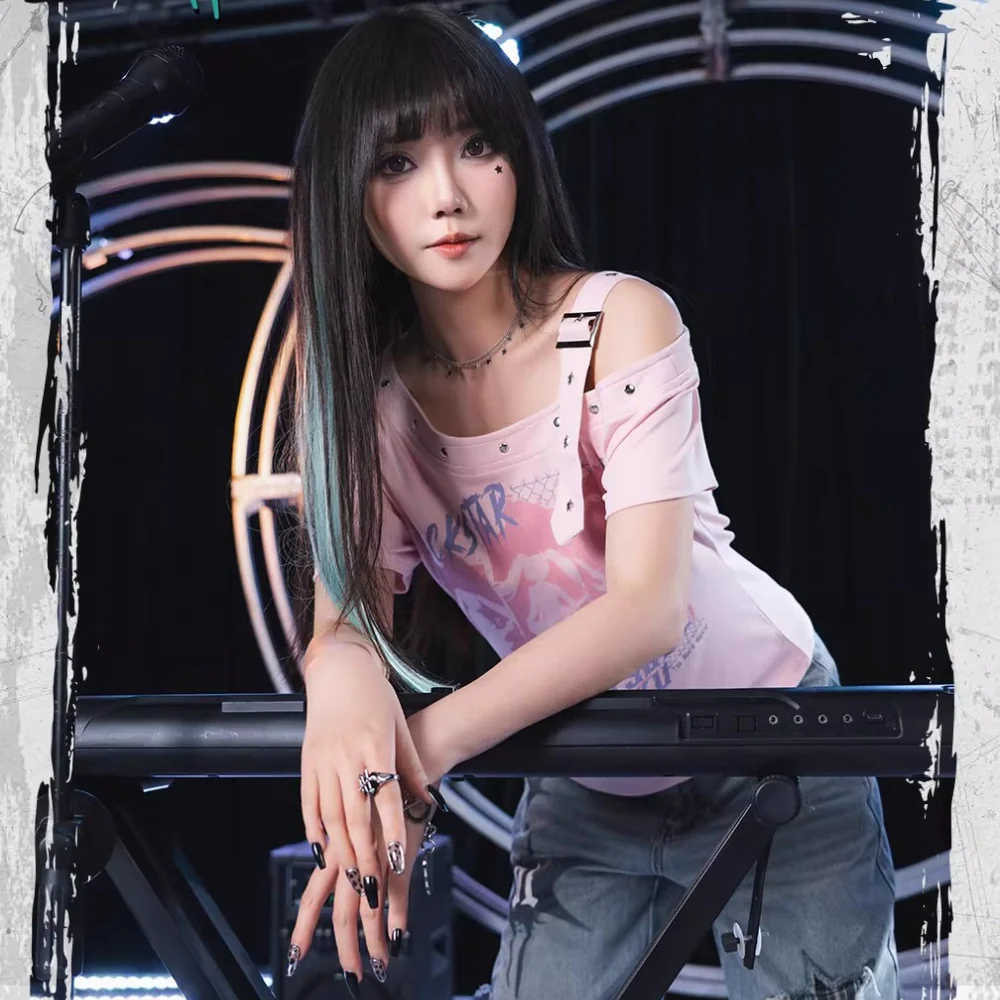 Official Hatsune Miku Rock Future Punk Ring for Men and Women, Hip-Hop Statement Accessory - Image 6