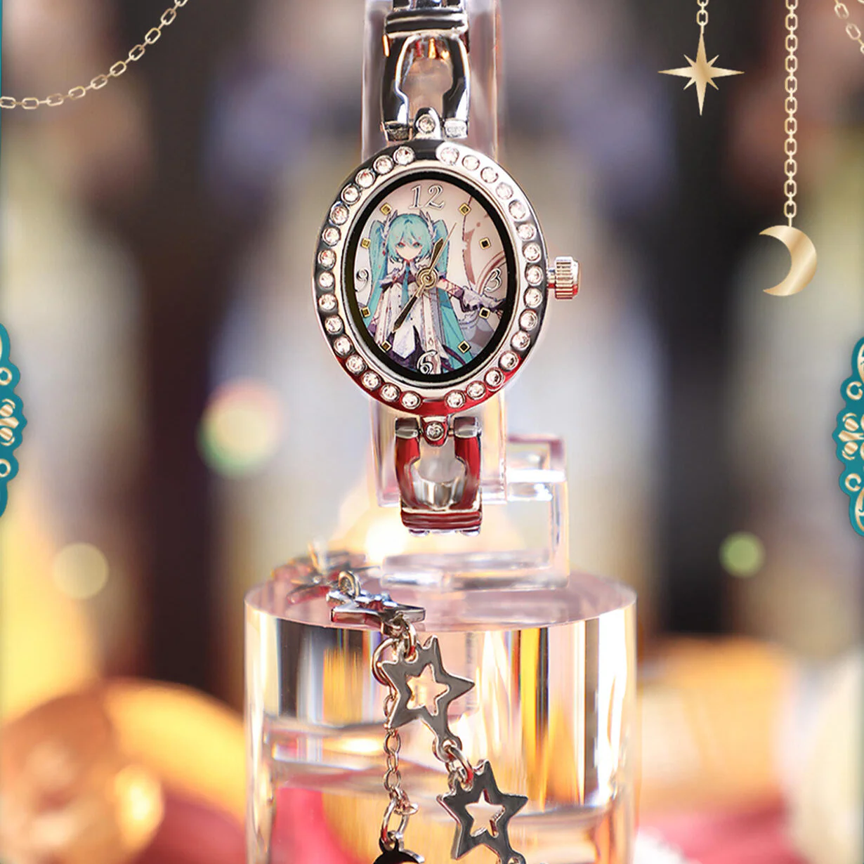 Officially Licensed Hatsune Miku Starry Moon Knight Series Watch Blind Box - Random Box or Opened & Confirmed Style - Image 13