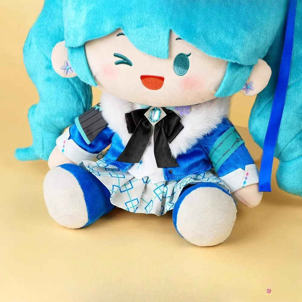 Official LDCX Hatsune Miku Honey Bean Sitting Pose Jumbo Plush Doll Official Peripheral Ornament - Image 4