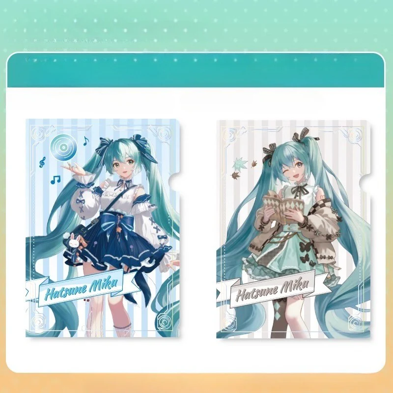Official Licensed Hatsune Miku A4 L-Shaped File Folder – Document Storage Sleeve (Style A + Style B) - Image 6