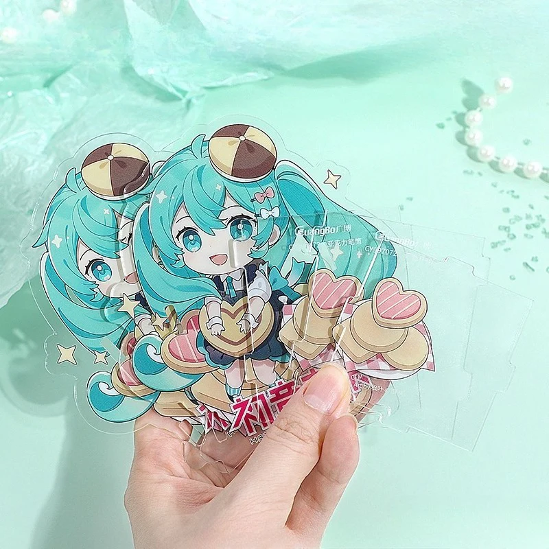 Official Licensed Hatsune Miku Acrylic Pen Holder – Desktop Organizer & Minimalist Decor - Image 4