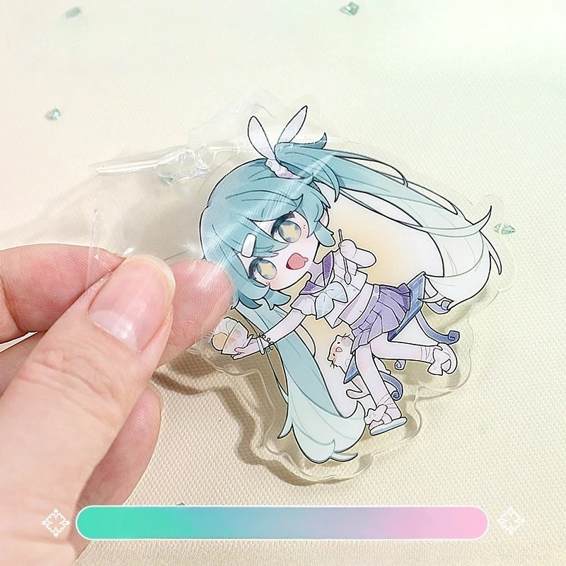 Official Licensed Hatsune Miku Acrylic Planner Clip – Notebook & File Clamp - Image 3