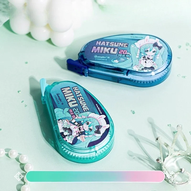 Official Licensed Hatsune Miku Correction Tape – Large Capacity, Clean Erasing, Portable (Style B) - Image 4