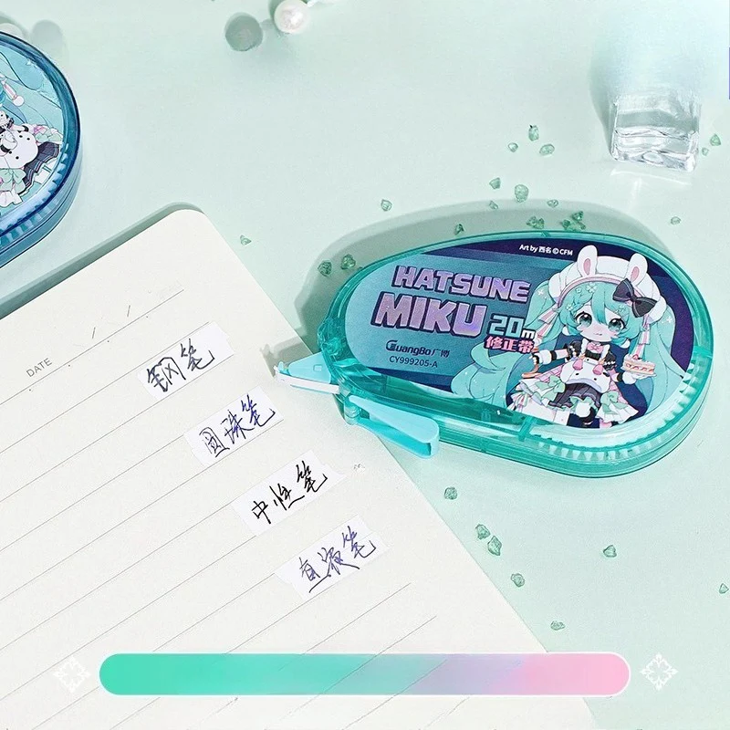 Official Licensed Hatsune Miku Correction Tape – Large Capacity, Clean Erasing, Portable (Style B) - Image 5