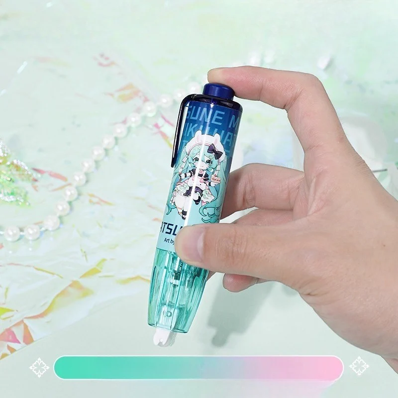 Official Licensed Hatsune Miku Dot Adhesive Roller – High Viscosity, No-Residue, Press-to-Use (Style B) - Image 3