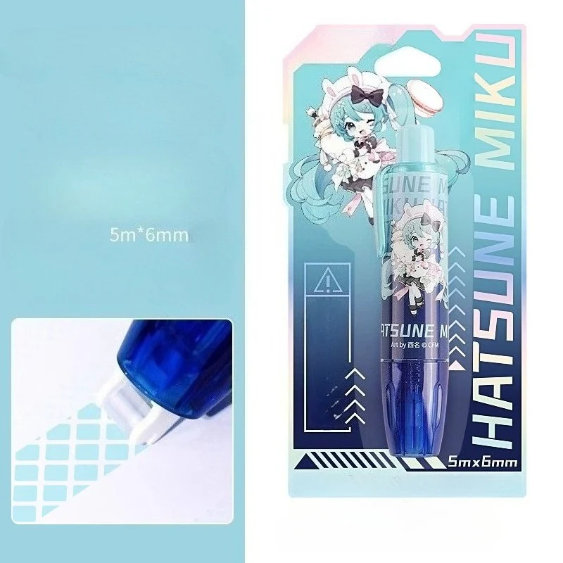 Official Licensed Hatsune Miku Dot Adhesive Roller – High Viscosity, No-Residue, Press-to-Use (Style B) - Image 6