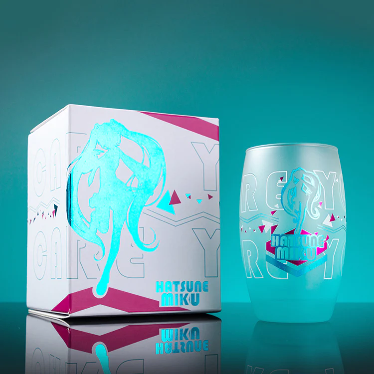 Official Licensed Hatsune Miku Frosted Gradient Glass Cup - Image 4