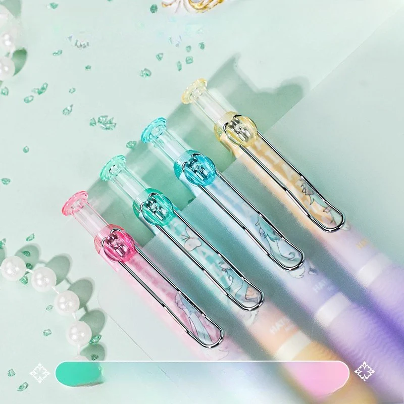 Official Licensed Hatsune Miku Retractable Black Gel Pen – 0.5mm Fine Point, 3-Pack - Image 5