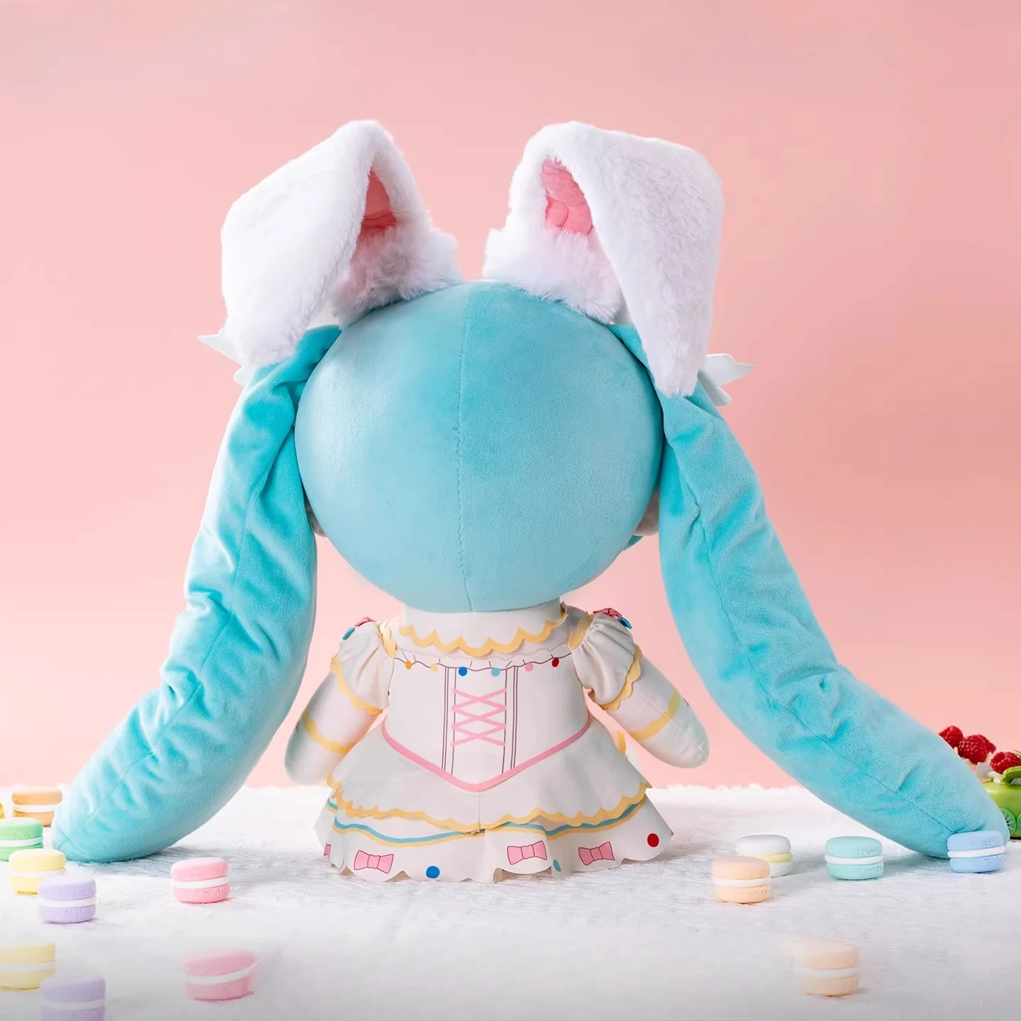 Official Moeyu Hatsune Miku Sweet Dream Miku Plush Sitting Doll Ornament, Miku Stuffed Toy Peripheral Gift, 40cm in Height - Image 2