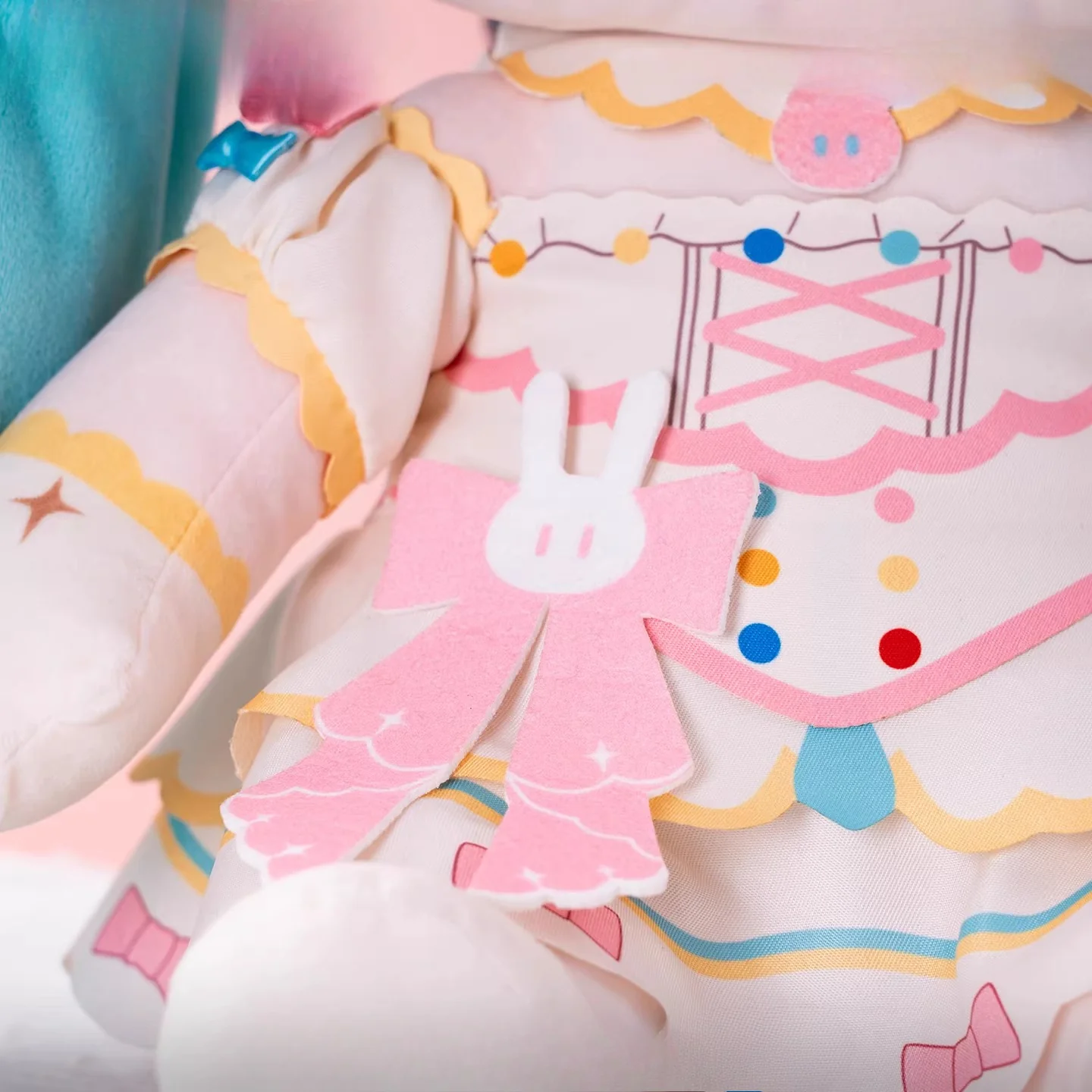 Official Moeyu Hatsune Miku Sweet Dream Miku Plush Sitting Doll Ornament, Miku Stuffed Toy Peripheral Gift, 40cm in Height - Image 3