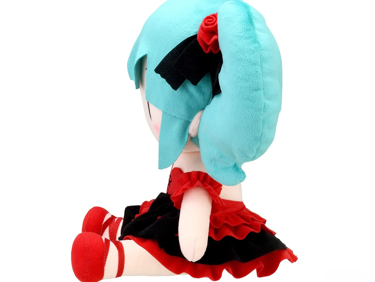 Official SEGA Hatsune Miku Project DIVA MEGA39's Red Ballet Dress Fuwa Petit Plush Fufu - Image 2