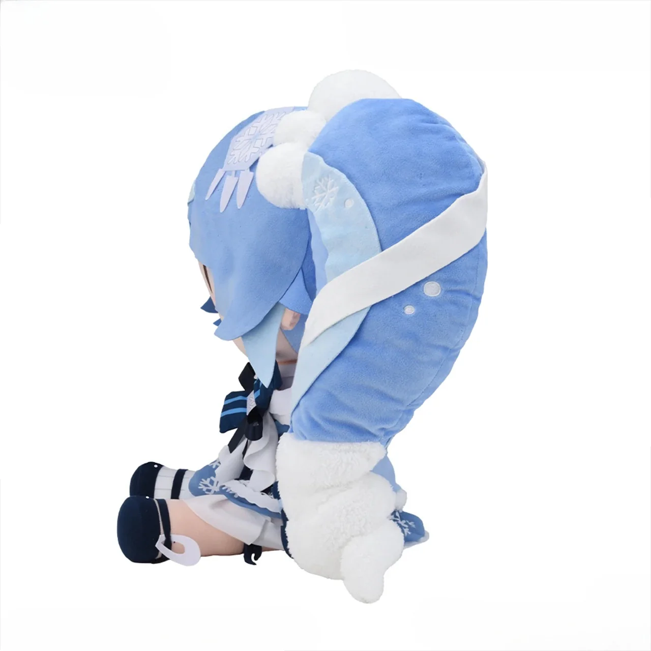 Official SEGA VOCALOID Hatsune Miku Snow Miku 2025 Jumbo Fufu Plush Doll - Image 3