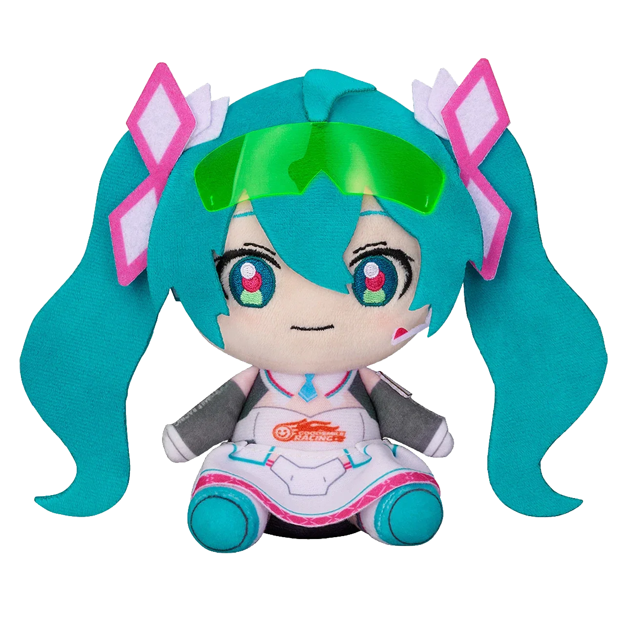 Official VOCALOID Hatsune Miku GT Project 15th Anniversary Palm-Sized Plush Doll - Image 2