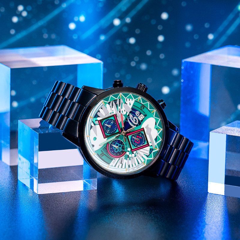 Officially Licensed Hatsune Miku 16th Anniversary 5-Hand Quartz Watch - Image 4