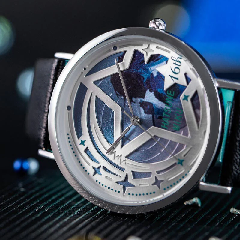 Officially Licensed Hatsune Miku 16th Anniversary Slim Quartz Watch - Image 3