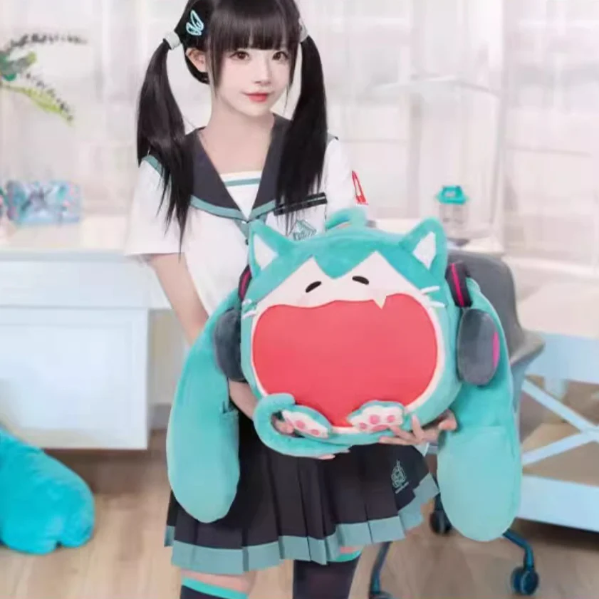 Officially Licensed Hatsune Miku 2024 NYANYA Special Edition Cat Paw Plush Itabag - Image 4