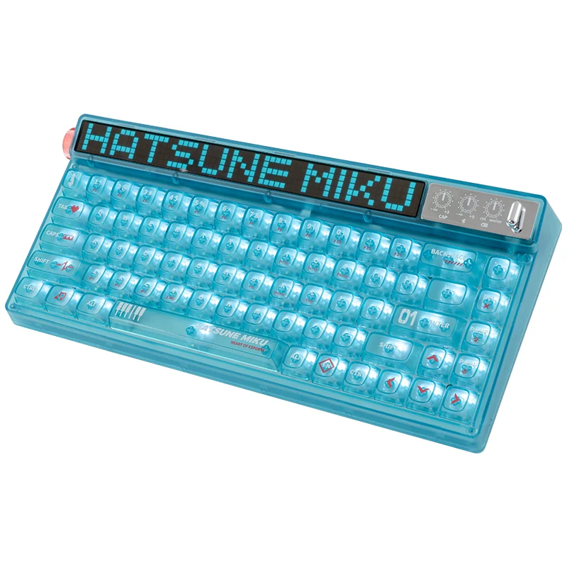 Officially Licensed Hatsune Miku 68-Key Wireless Mechanical Keyboard - Image 4