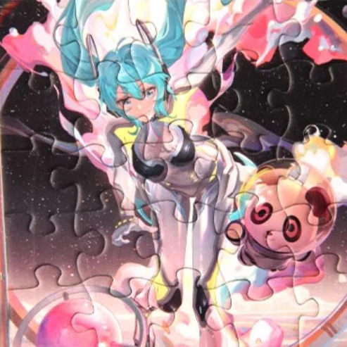 Officially Licensed Hatsune Miku Acrylic Puzzle Display Figure - Image 5